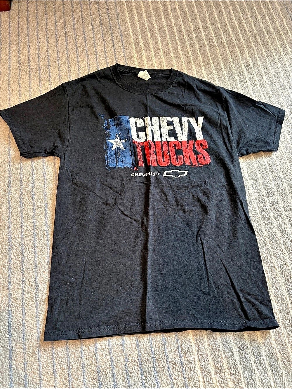 Chevrolet Trucks Graphic Tee in Black & Red
